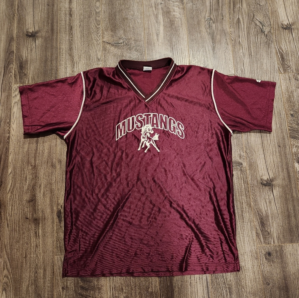 Mustangs Basketball Warmup Shirt